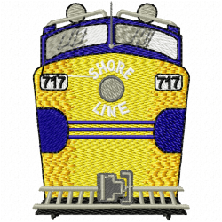 Trains Embroidery Design 4 Trains Embroidery Design 4